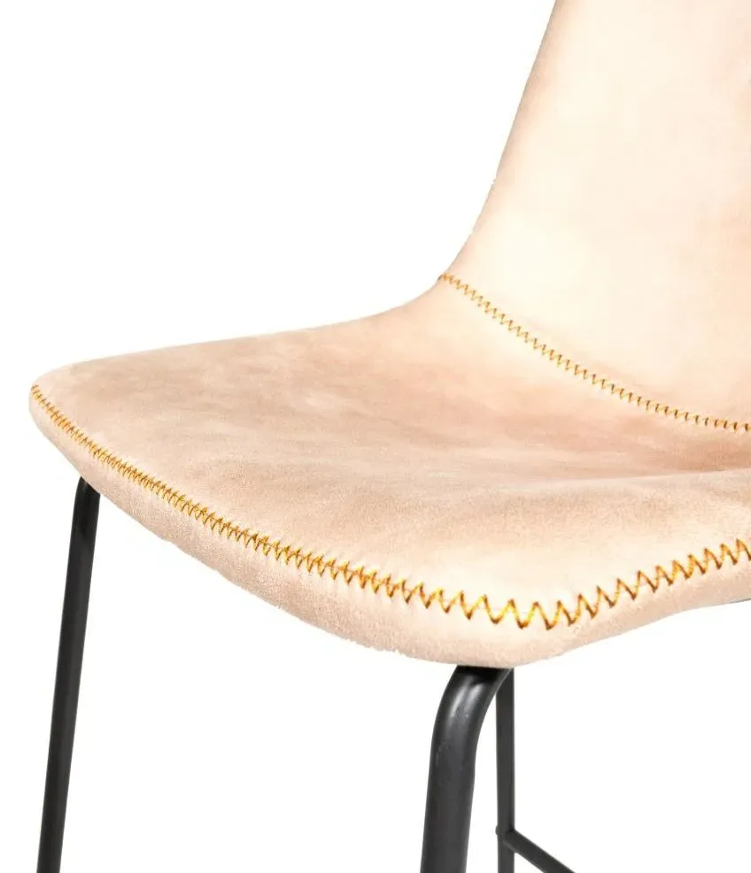 Fremont Barstool Set of 2 - Natural, Fabric