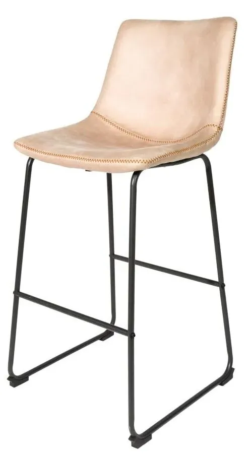 Fremont Barstool Set of 2 - Natural, Fabric