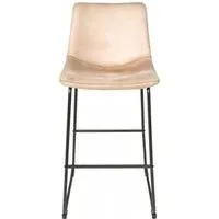 Fremont Barstool Set of 2 - Natural, Fabric