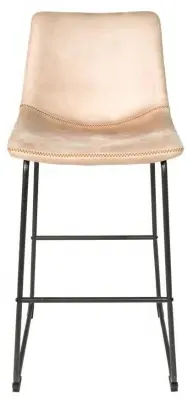 Fremont Barstool Set of 2 - Natural, Fabric