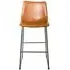 Fremont Barstool Set of 2 - Tan, Leather
