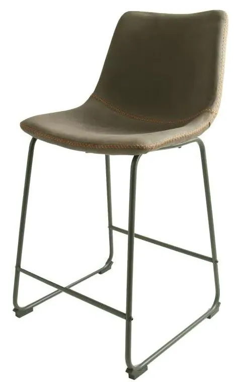 Fremont Counter Stool Set of 2 - Grey, Fabric