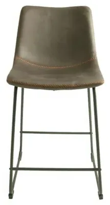 Fremont Counter Stool Set of 2 - Grey, Fabric