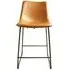 Fremont Counter Stool Set of 2 - Tan, Vintage Leather