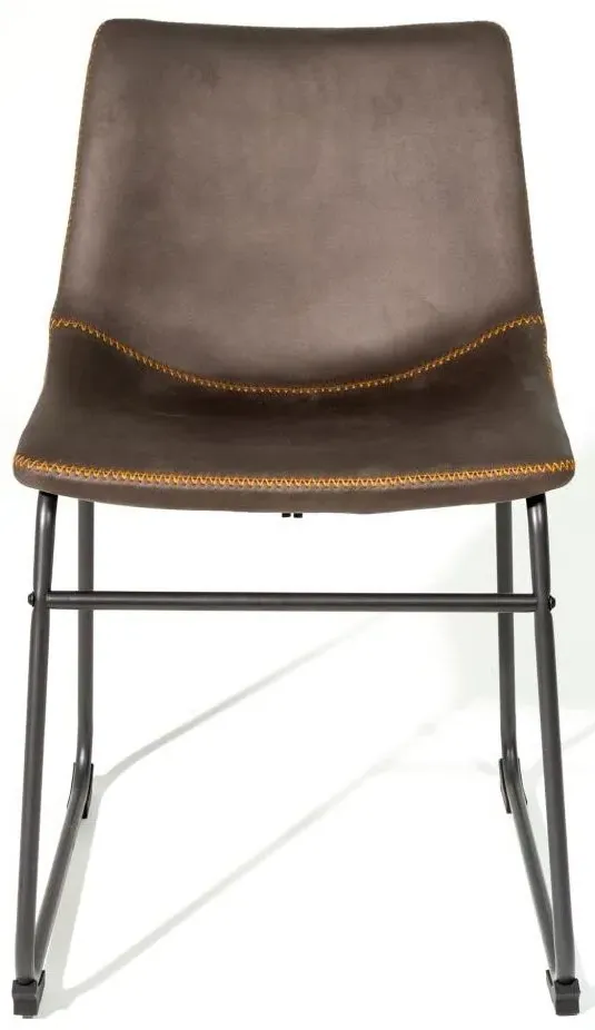 Fremont Dining Chair Set of 2 - Grey, Fabric