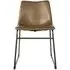 Fremont Vintage Leather Dining Chair - Chestnut