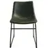 Fremont Vintage Leather Dining Chair - Grey