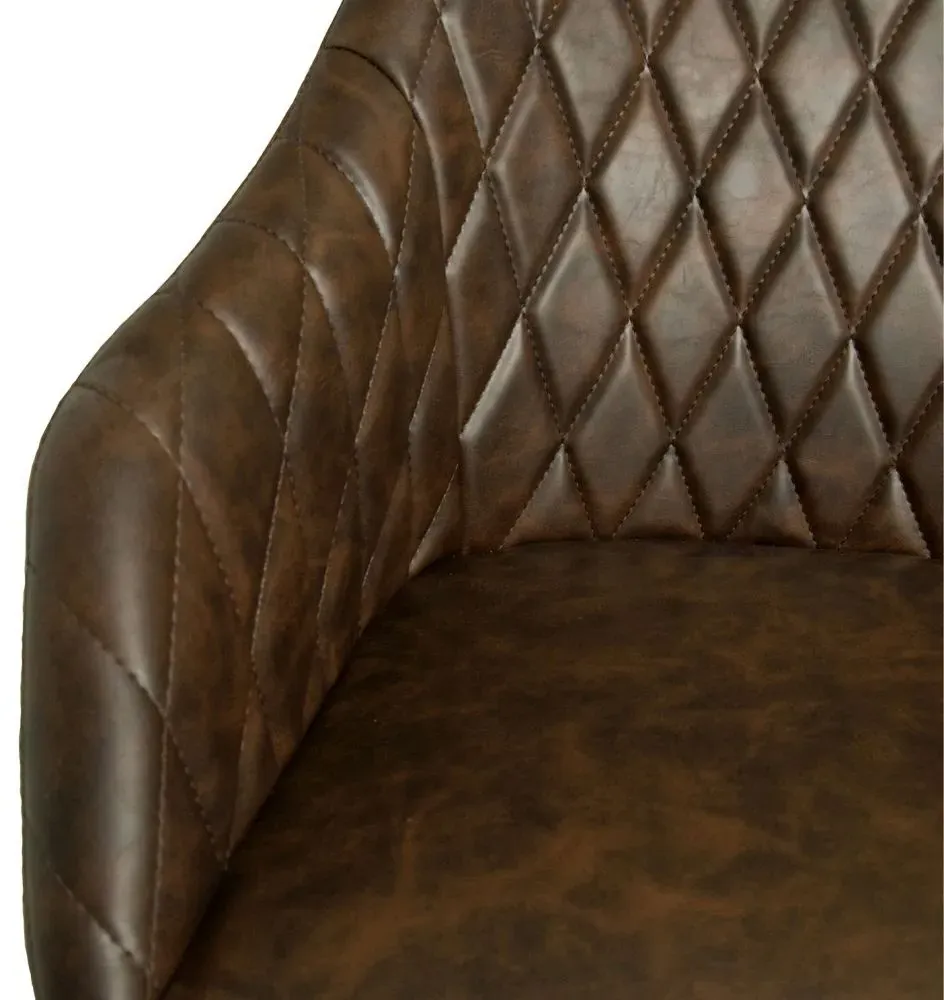 Hasselt Office Chair - Chestnut, Leather
