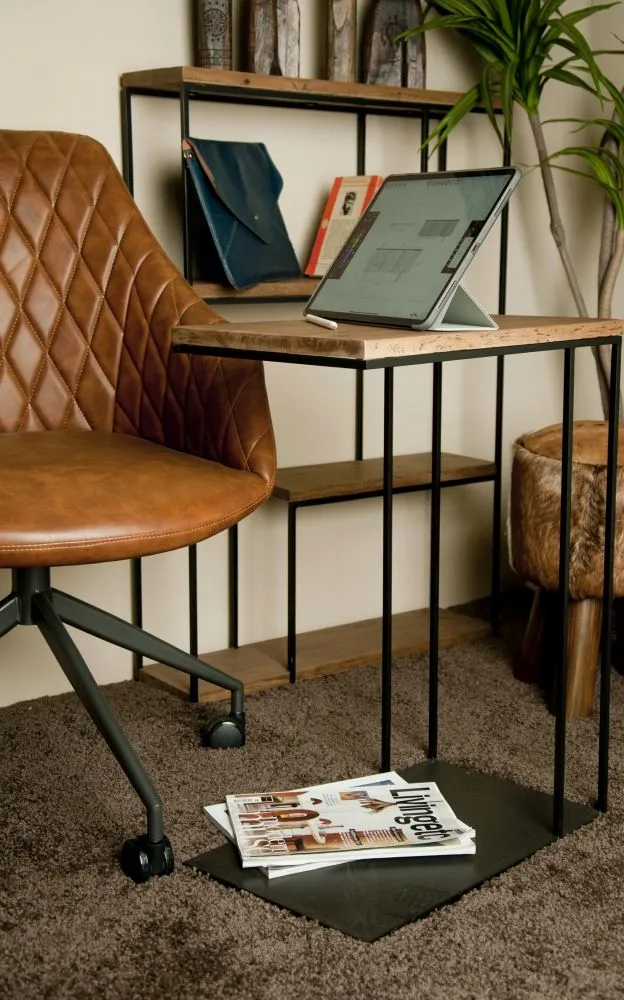 Hasselt Office Chair - Tan, Leather