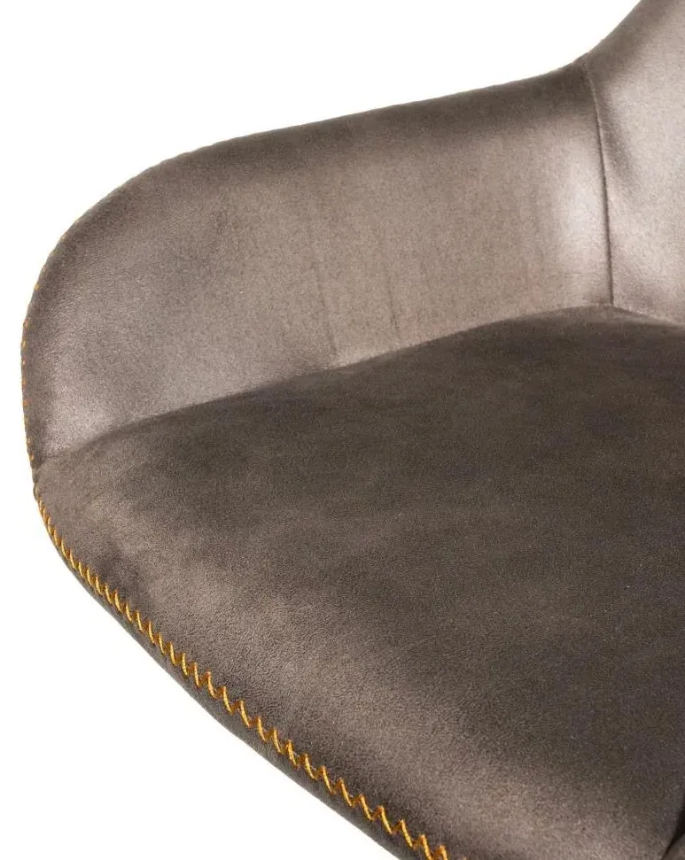 Hawai Gas Lift Barstool Set of 2 - Grey, Fabric