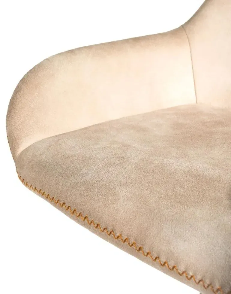 Hawai Gas Lift Barstool Set of 2 - Natural, Fabric