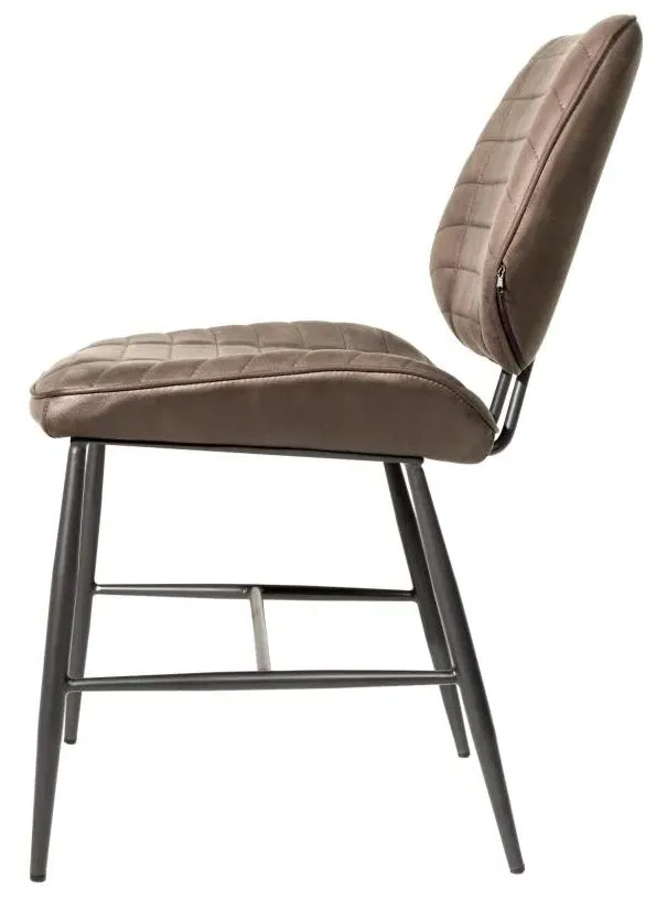 Marigot Dining Chair - Grey, Fabric