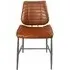 Marigot Dining Chair - Tan, Leather