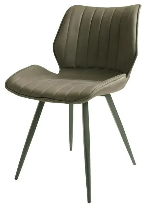 Norwich Dining Chair Set of 2 - Grey, Fabric