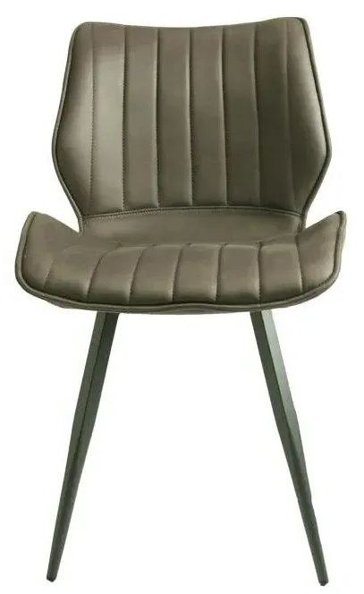 Norwich Dining Chair Set of 2 - Grey, Fabric