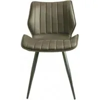 Norwich Dining Chair Set of 2 - Grey, Fabric