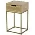 Rattan 1 Drawer Side Table - Natural