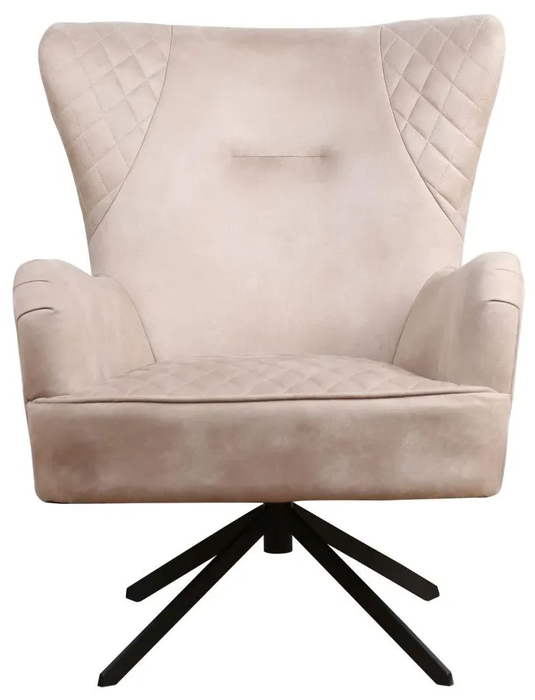 Salinas Swivel Armchair - Oyster Natural, Fabric