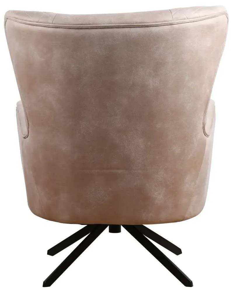 Salinas Swivel Armchair - Oyster Natural, Fabric