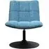 Yerevan Swivel Chair - Blue, Chenille