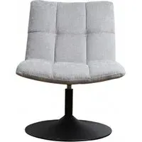 Yerevan Swivel Chair - Grey, Chenille