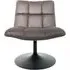 Yerevan Swivel Chair - Grey, Fabric