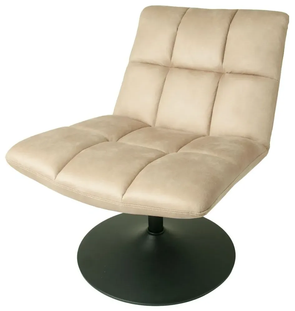 Yerevan Swivel Chair - Natural, Fabric
