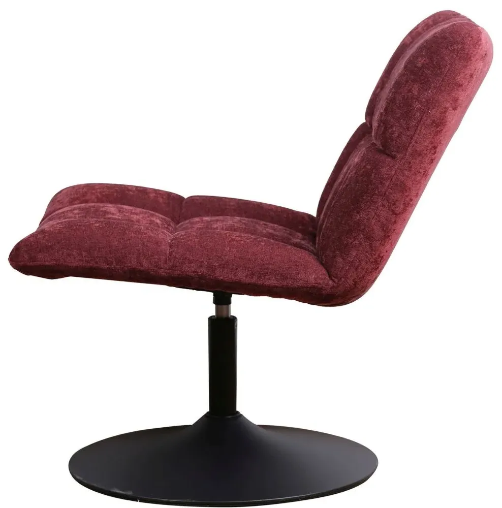 Yerevan Swivel Chair - Pink, Chenille