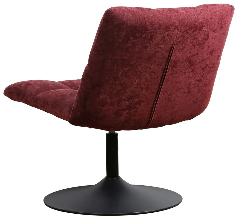 Yerevan Swivel Chair - Pink, Chenille