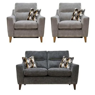 Alice 2+1+1 Seater Sofa Set - Fabric