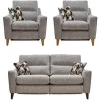 Alice 3+1+1 Seater Sofa Set - Fabric