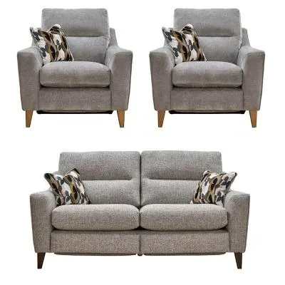 Alice 3+1+1 Seater Sofa Set - Fabric