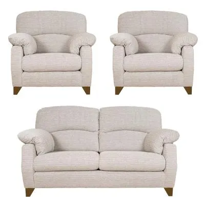 Austin 2+1+1 Seater Sofa Set - Fabric