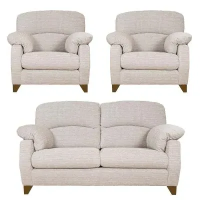 Austin 3+1+1 Seater Sofa Set - Fabric