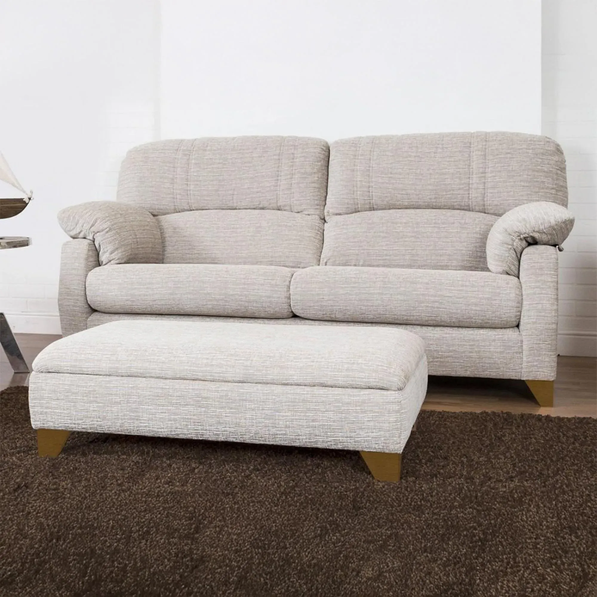 Austin Fabric Storage Footstool