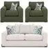 Axel 3+1+1 Seater Sofa Set - Fabric