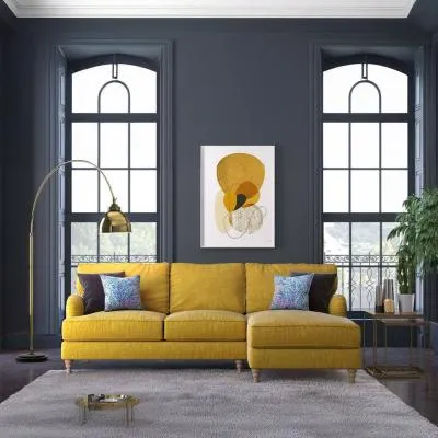 Beatrix Chaise Sofa - Fabric