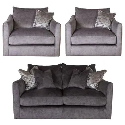 Blaise 2+1+1 Seater Sofa Set - Fabric
