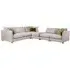 Carter Corner Sofa with Footstool - Fabric