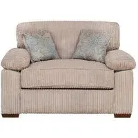 Dexter Fabric Love Chair - Beige