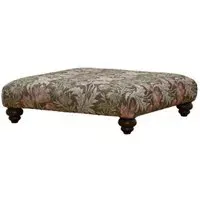 Dumpling Square Footstool - Fabric