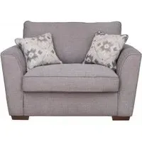 Fantasia Fabric Love Chair - Beige