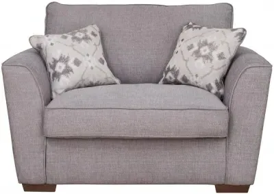 Fantasia Fabric Love Chair - Beige