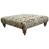 Horatio Square Footstool - Fabric