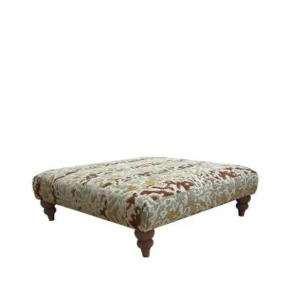 Horatio Square Footstool - Fabric image