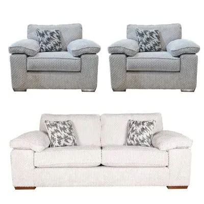 Lara 3+1+1 Seater Sofa Set - Fabric