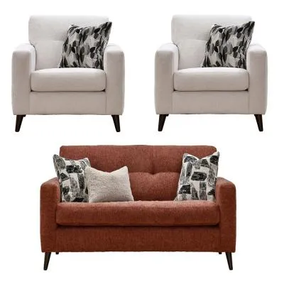 Lilly 2+1+1 Seater Sofa Set - Fabric