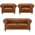 Lincoln 2+1+1 Seater Chesterfield Sofa Set