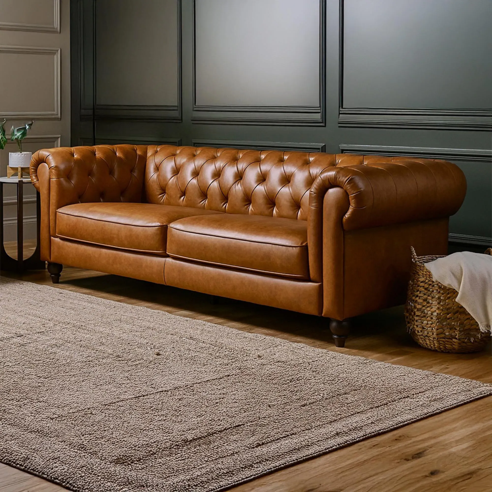 Lincoln 3-Seater Chesterfield Sofa