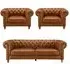 Lincoln 3+1+1 Seater Chesterfield Sofa Set